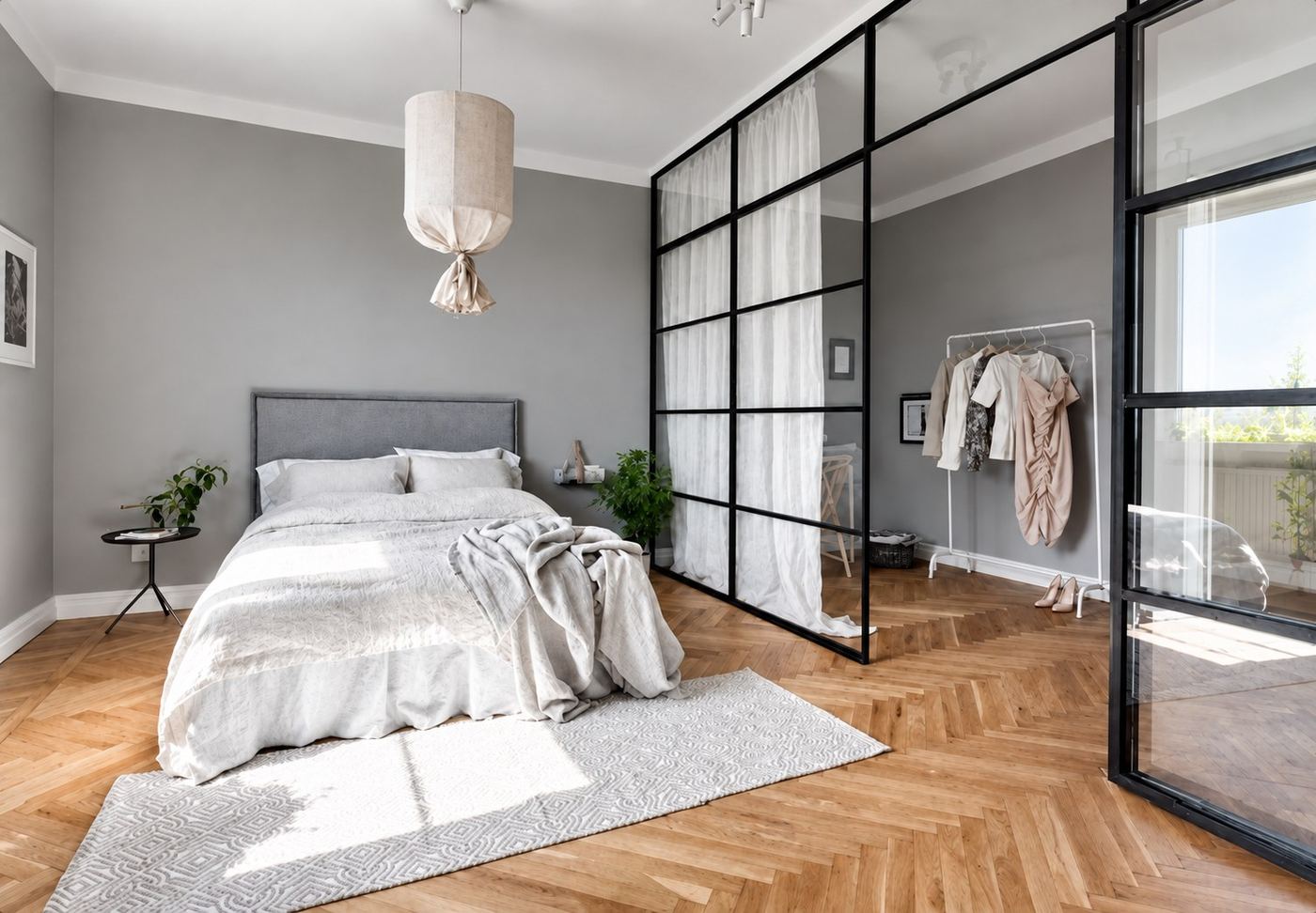 A freshly cleaned bedroom